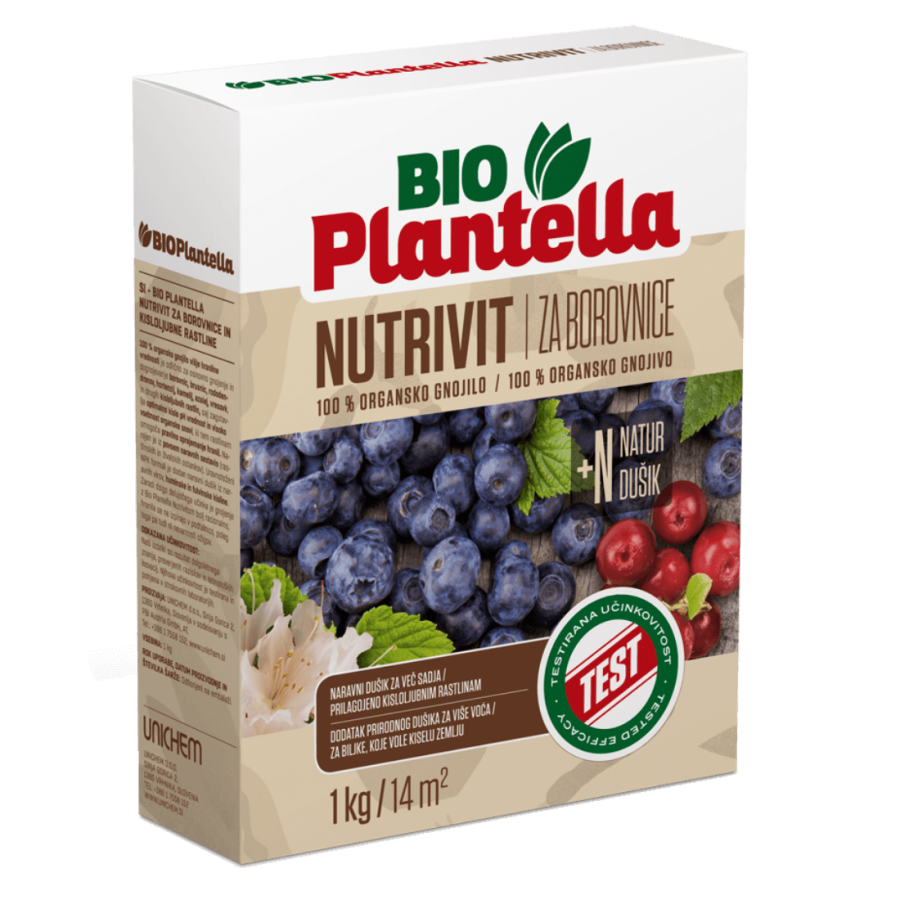 Bio Plantella Nutrivit za borovnice in kisloljubne rastline