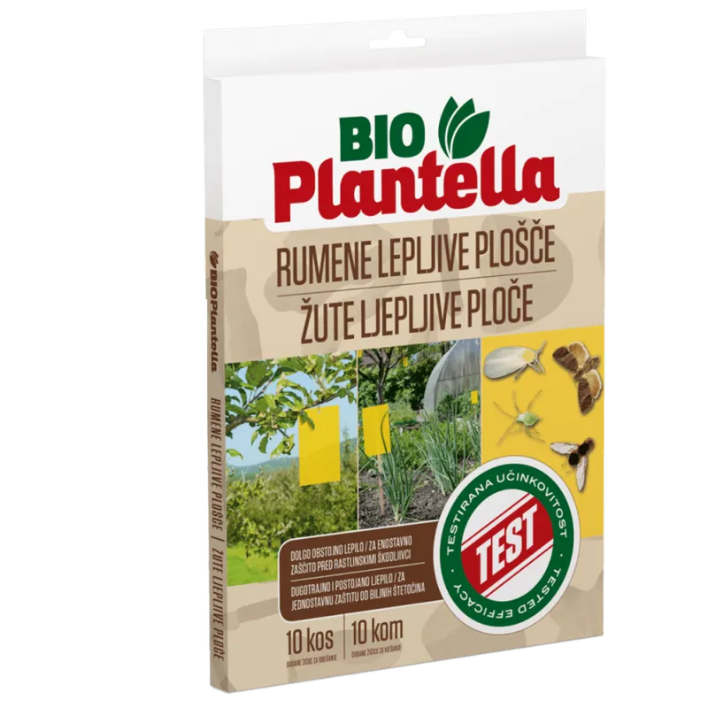 Bio Plantella Rumene lepljive plošče
