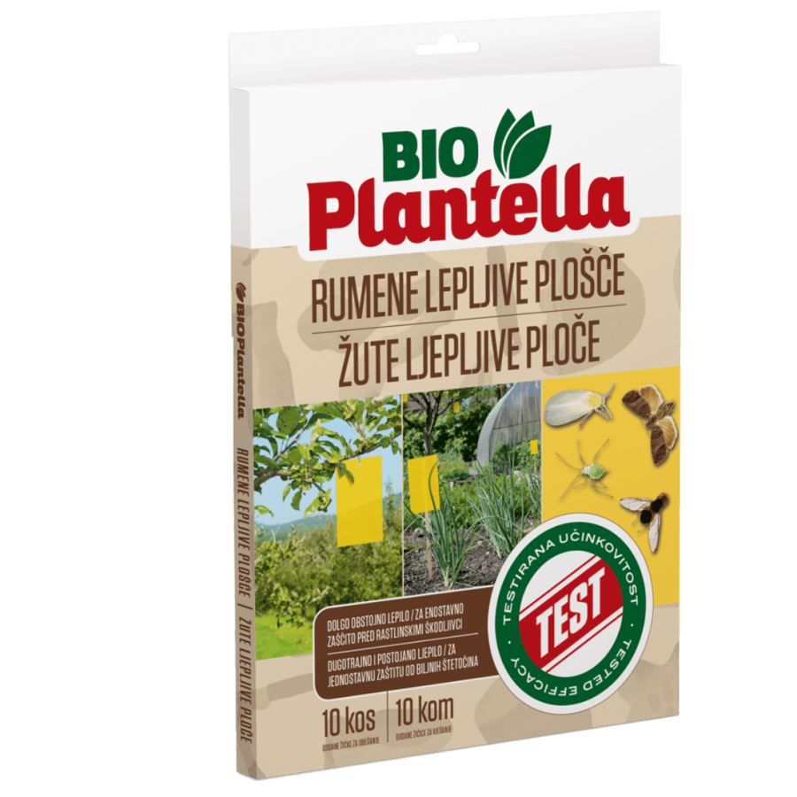Bio Plantella Rumene lepljive plošče