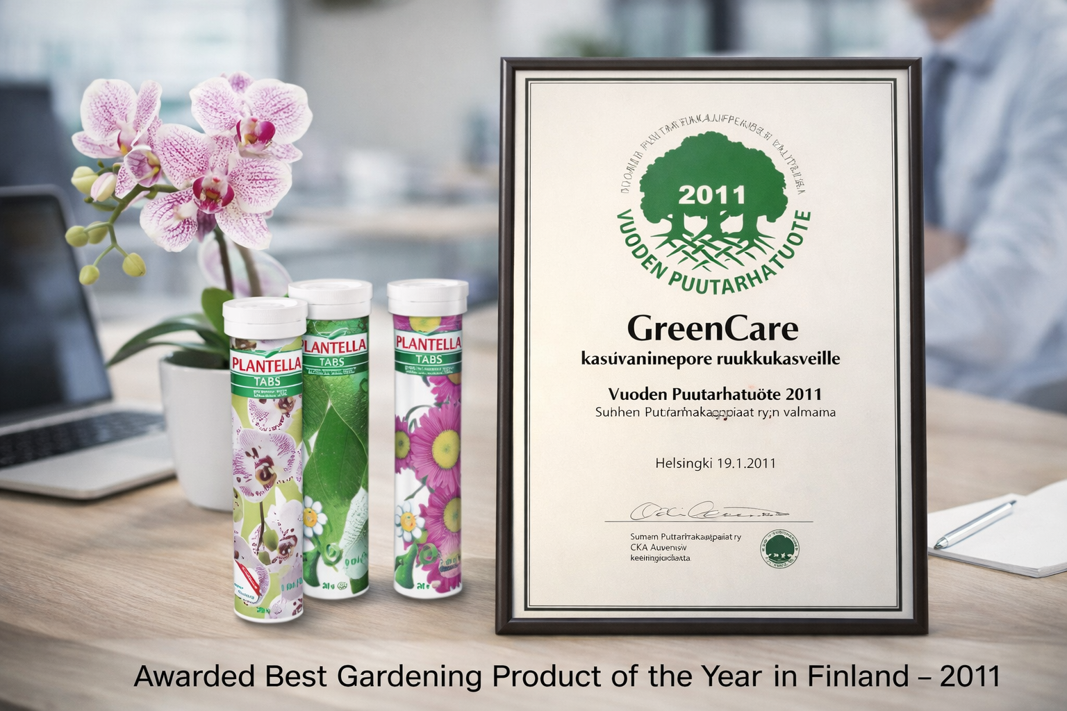 Plantella Tabs nagrada na Finskem