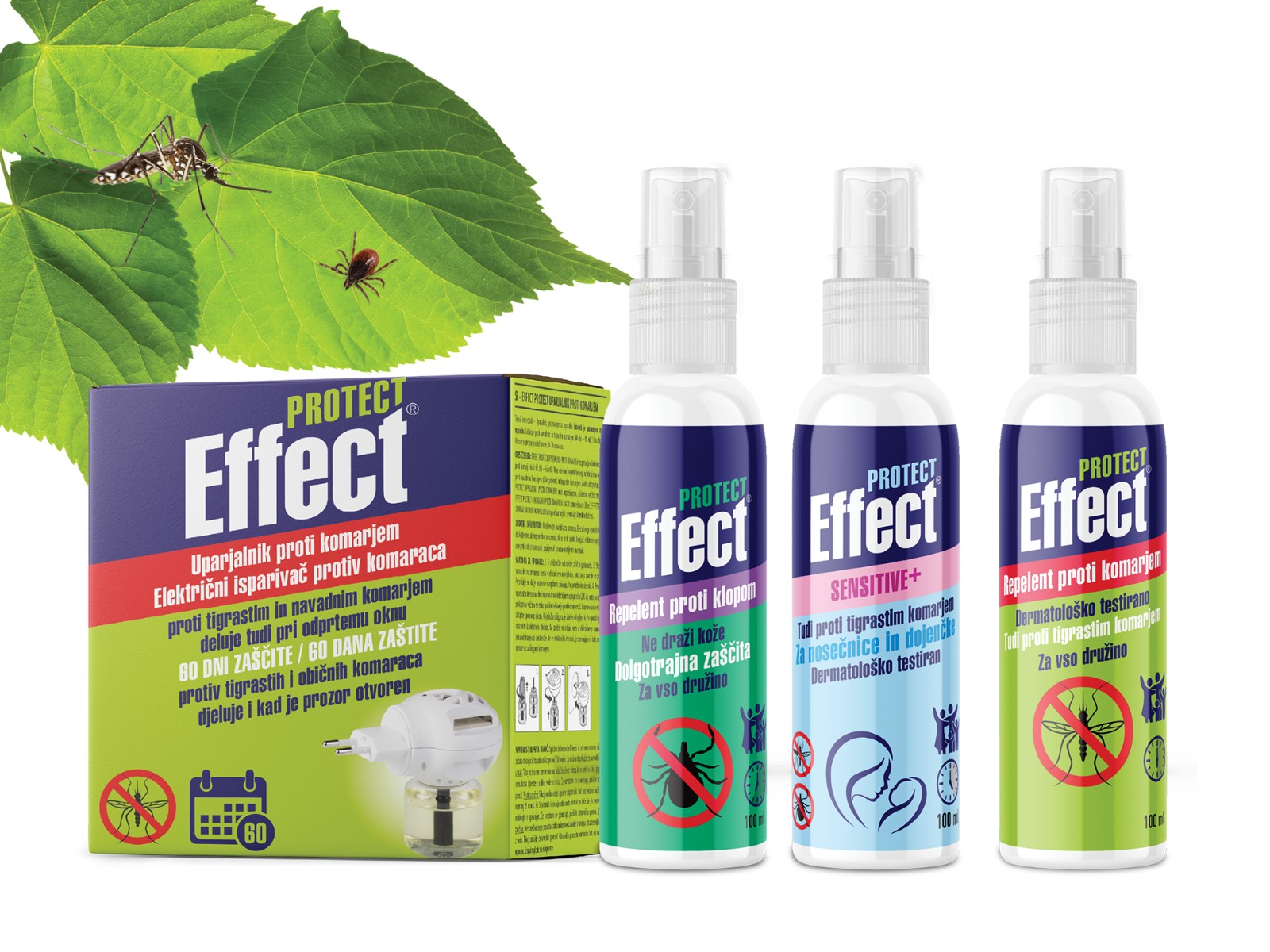Unichem znamke: Effect Protect varuje družino pred klopi in komarji
