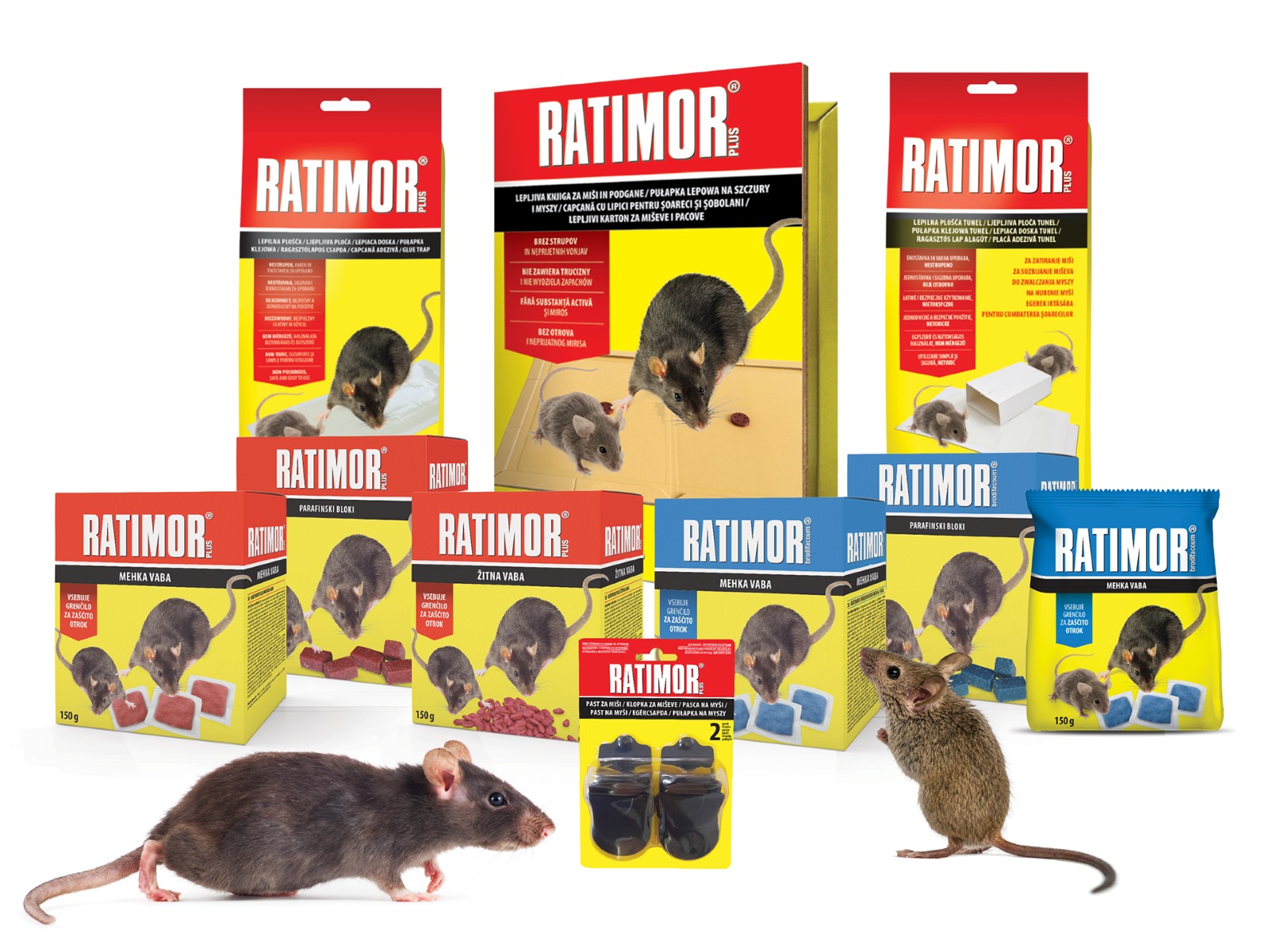 Unichem znamke: Ratimor za zanesljivo zaščito pred glodalci